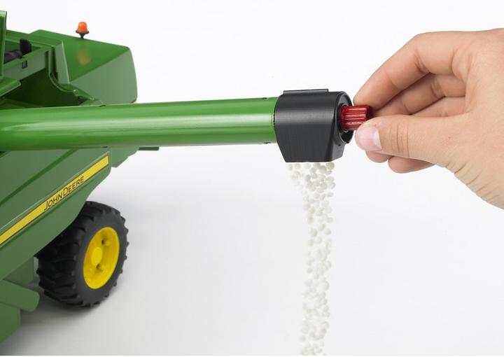 Actual product image Bruder John Deere combine harvester T670i