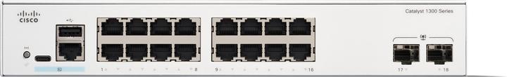 Actual product image Cisco CATALYST 1300 16-PORT GE 2X1G (18 Ports)