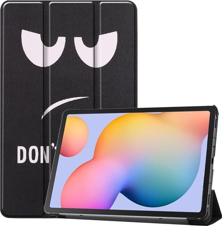 Actual product image Cover-Discount Galaxy Tab S6 Lite - Tri-fold Smart Leather Case Don't Touch (Galaxy Tab S6 Lite 10.4 (2020))