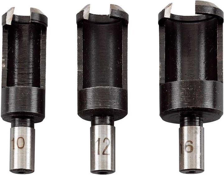kwb Jeu de claquettes 3-pièces. (10 mm, 12 mm, 16 mm)
