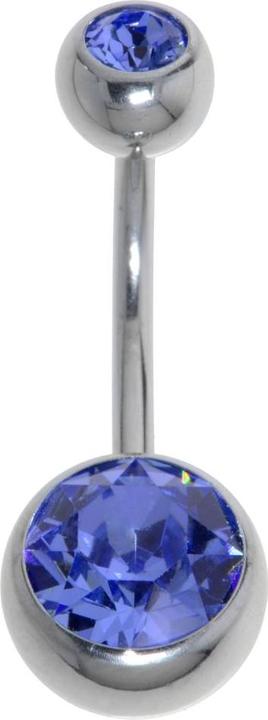 Bijouteria Bauchpiercing (Chirurgenstahl 316L, Kristall)
