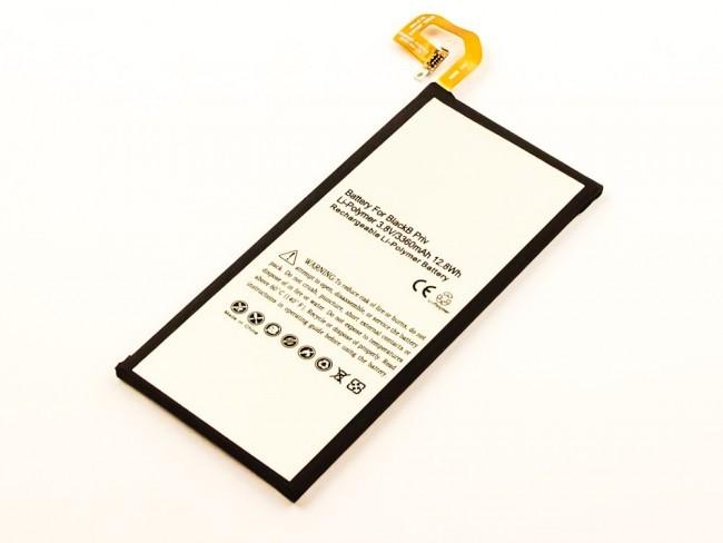 Actual product image AccuCell Battery Blackberry Priv, 12,8Wh with IC chip, built-in, without tools