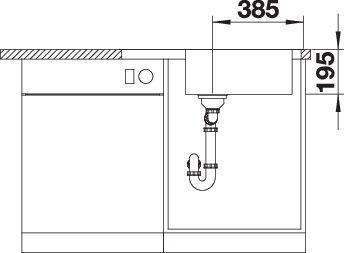 Produktbild Blanco Dinas XL 6 S Compact (Einbauspüle, 78 cm, 50 cm)