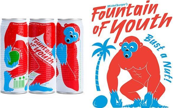 Michelberger Monkey 100 % Reines Kokoswasser KISTE 24 x 520 ml (24 x 52 cl)