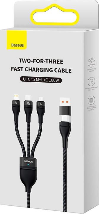 Image du produit Baseus 3in1 (1.20 m, USB 3.2 Gen 1)