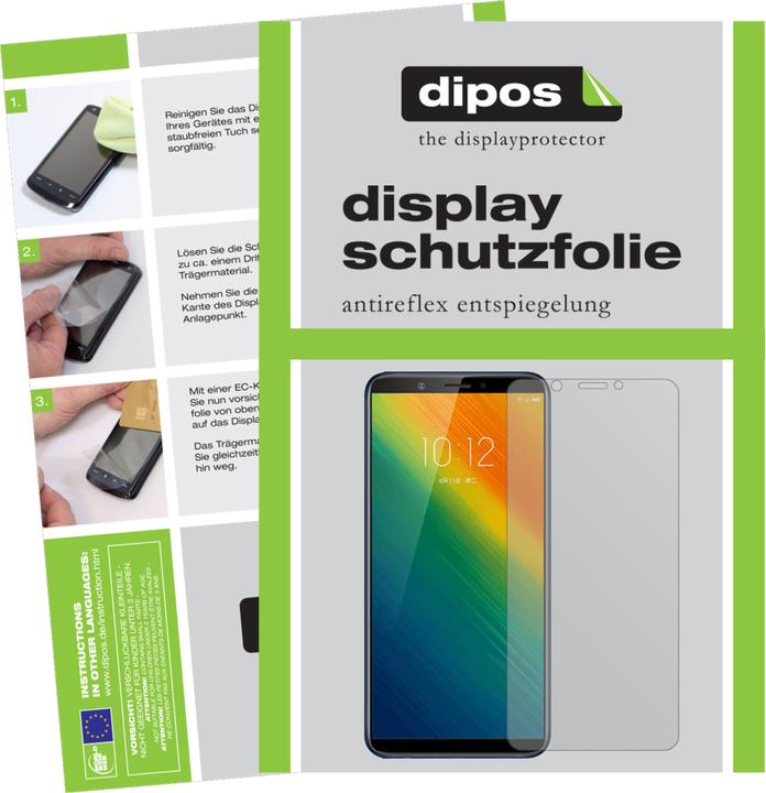 Produktbild Dipos Displayschutzfolie Antireflex (2 Stück, Lenovo K5 Note (2018))