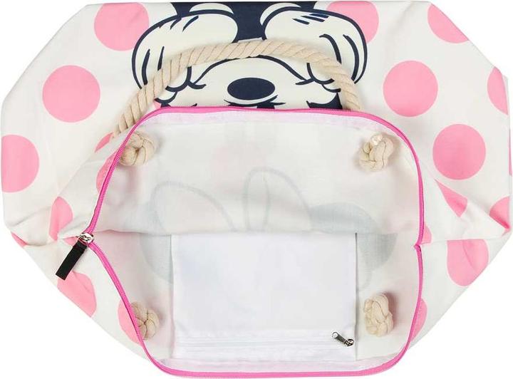 Actual product image Karactermania Minnie Mouse Dots Soleil beach bag, pink, 52 x 37 cm