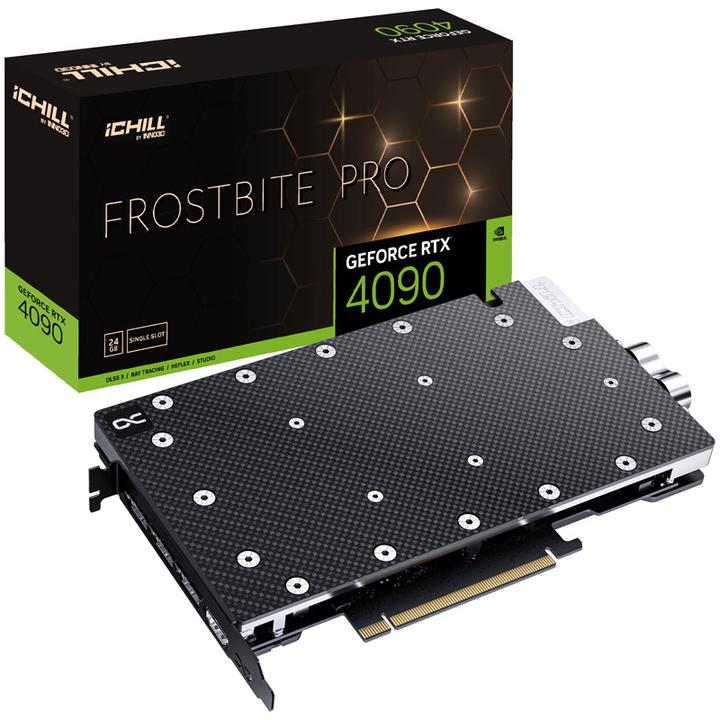 Actual product image Inno3D GeForce RTX 4090 iChill Frostbite Pro (24 GB)