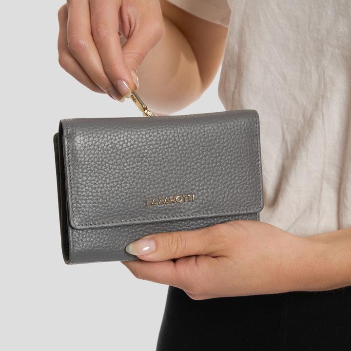 Image du produit Lazarotti Bologna Leather Porte-monnaie en cuir 14 cm