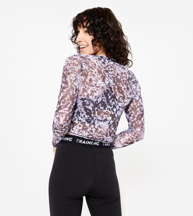 Actual product image Domyos Long sleeve shirt crop top - multicoloured (36)