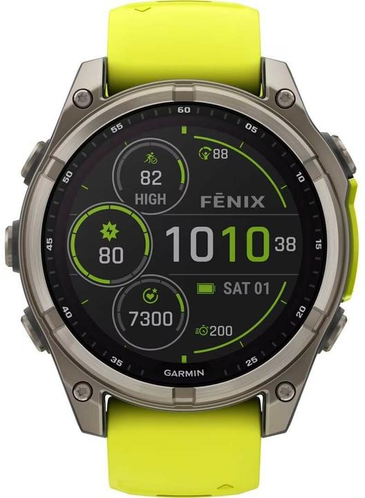 Image du produit Garmin Fenix 8 Solar Sapphire Titan (47 mm)