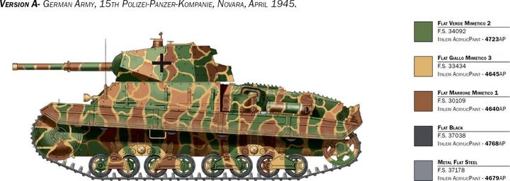 Actual product image 1:35 Carro Armato P40