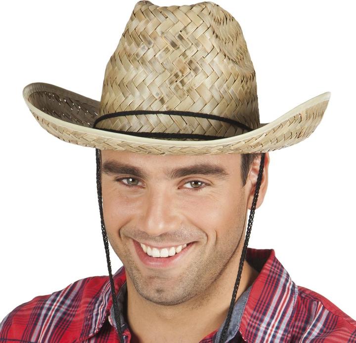 Immagine prodotto Festartikel Müller Cappello da cowboy di paglia naturale