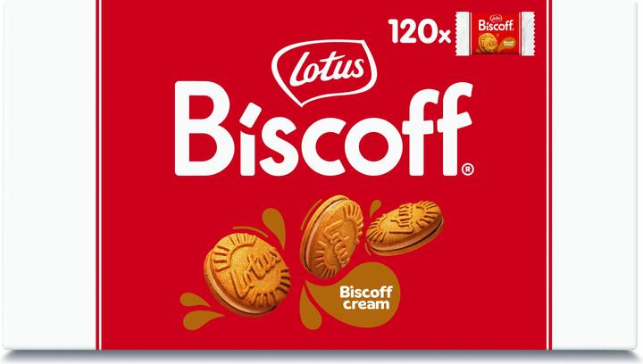Actual product image Lotus Sandwich Biscoff (120 pcs., 1200 g)