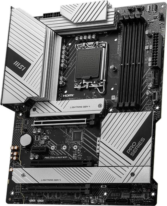 Immagine prodotto MSI PRO Z790-A MAX Wifi (Z790,S1700,ATX,DDR5) (LGA 1700, Intel Z790, ATX)