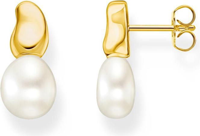 Immagine prodotto Thomas Sabo Ohrstecker mit Perlen Natural Beauty vergoldet (Argento 925)
