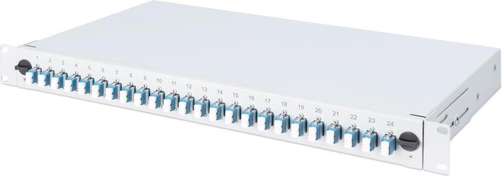 Produktbild Digitus LWL Spleissbox, bestückt, LC, OS2