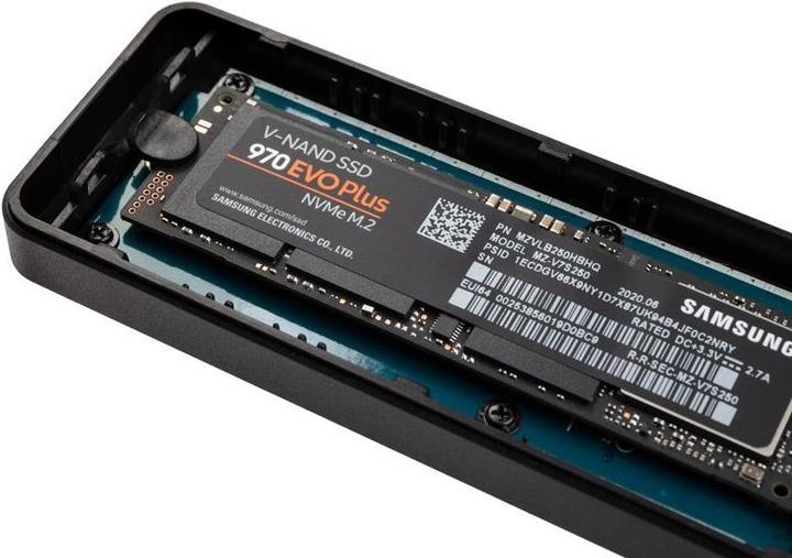 Produktbild Kolink KO-M2UC31 externes Gehäuse für M.2 NVMe SSDs (M.2, M.2 2260, M.2 2242)