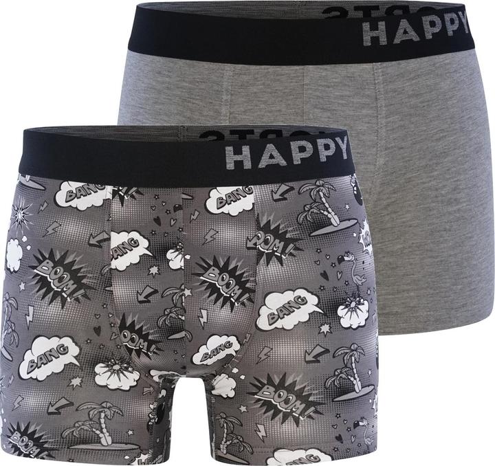 Happy shorts Retroshorts Trunks (M, 2er Pack)