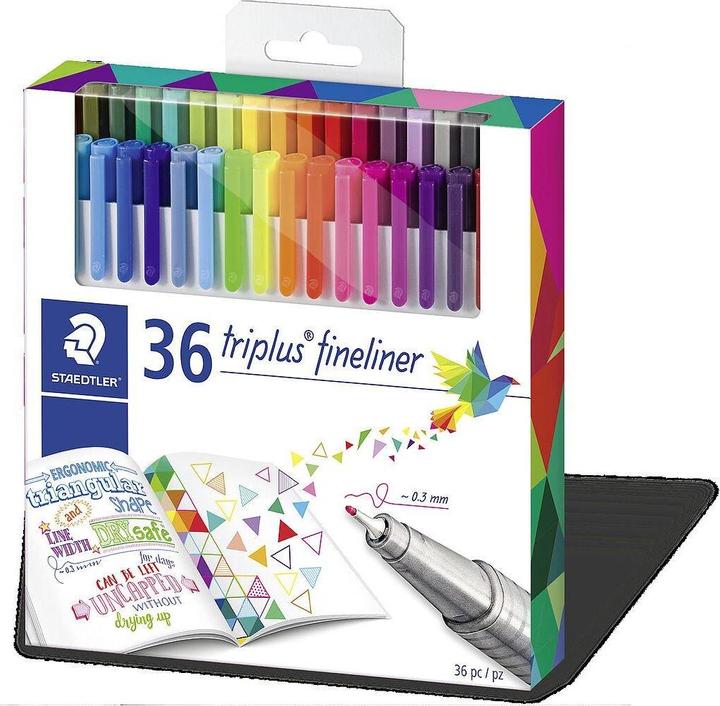Produktbild Staedtler Fineliner triplus 36ST (Mehrfarbig, 36 x)