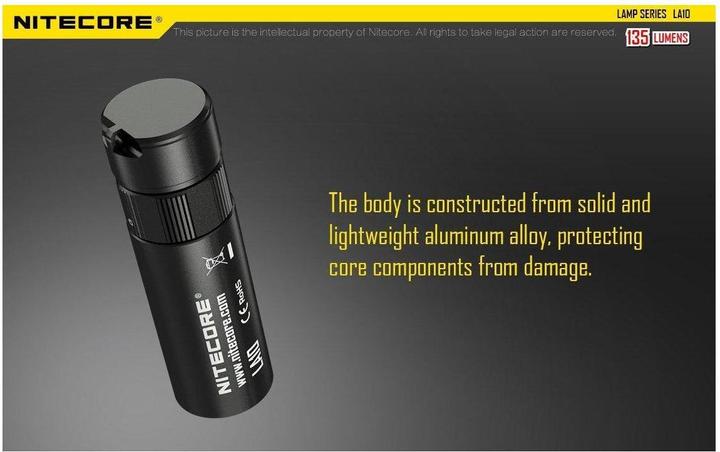 Produktbild Nitecore La10 Cri (7.85 cm, 75 lm)