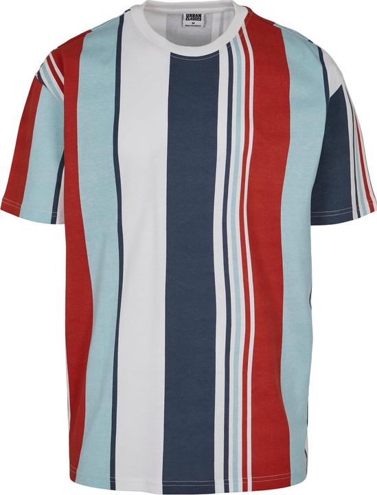 Actual product image Urban Classics Heavy Oversized Big AOP Stripe Tee (S)