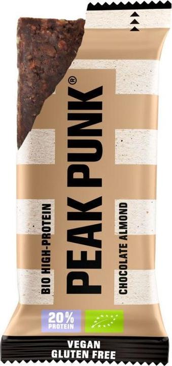 Image du produit Peak Punk Bio High-Protein Bar (Chocolat, Pois, Noix de cajou, Sarrasin, Avoine, 1 pcs, 55 g)