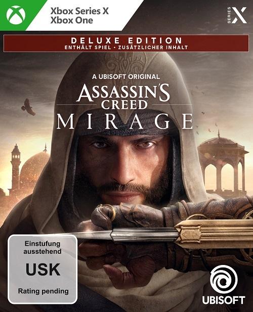 Produktbild Ubisoft Assassin's Creed Mirage - Deluxe Edition (Xbox One S, Xbox One X, Xbox Series X, DE, IT, FR)