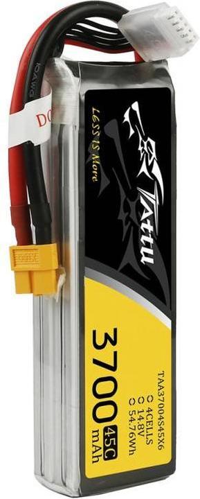 Actual product image Tattu RC Battery LiPo 3700 mAh 14.8 V 45C (14.80 V, 3700 mAh)
