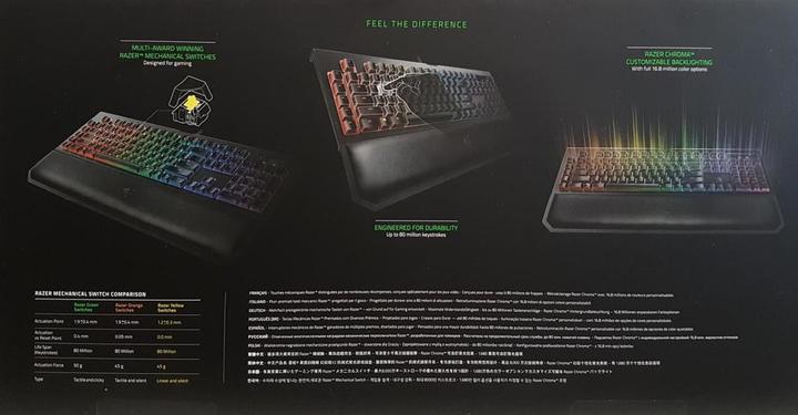 Produktbild Razer BlackWidow Chroma V2 (DE, Kabelgebunden)