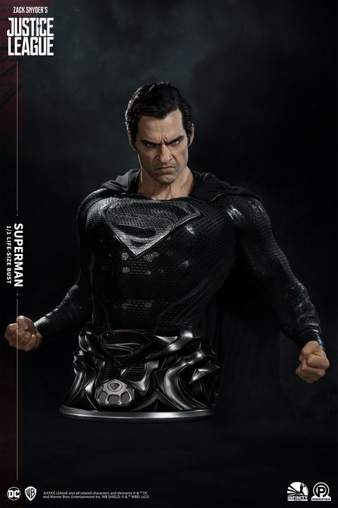 Immagine prodotto Infinity Studios Snyder's Justice League "Superman - Versione Nera" 1/1 Busto a grandezza naturale
