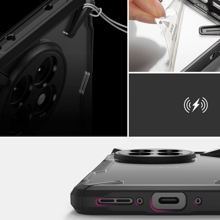 Produktbild Ringke Fusion X Case for OnePlus 13R - Clear Black (OnePlus 13R)
