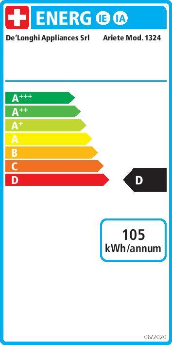 Label énergétique Ariete ARI-1324