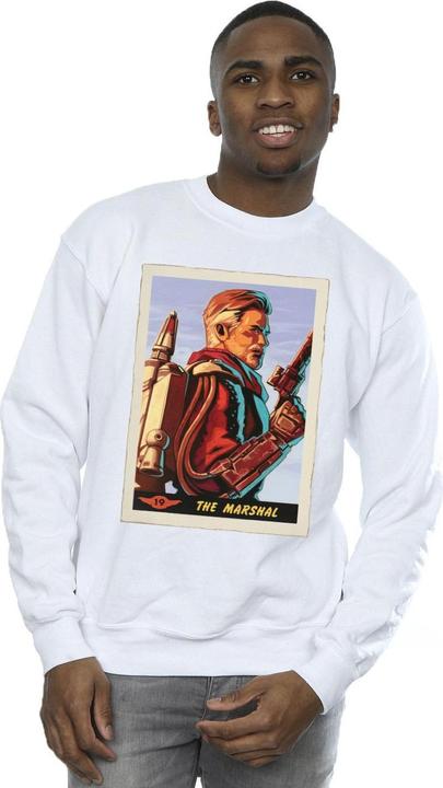 Actual product image Star Wars Mens The Mandalorian The Marshal Sweatshirt (XL)