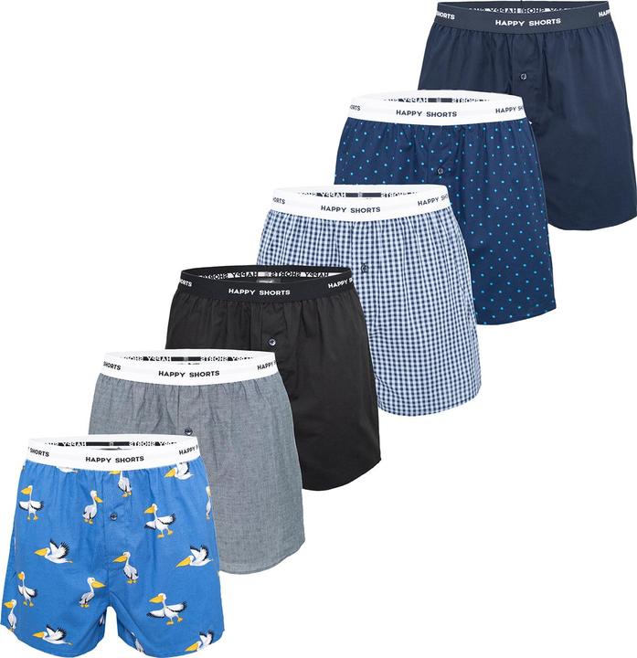 Happy shorts Boxer Mix (XXL, 6er Pack)