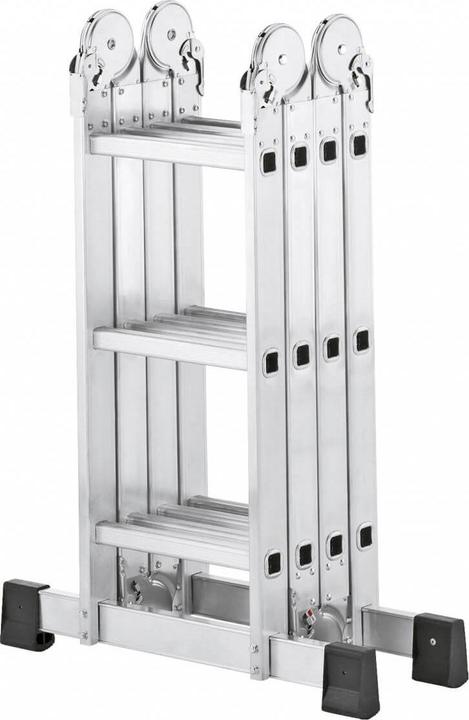 Actual product image Hailo M60, aluminium universal ladder, 4x3 rungs (Multi-purpose ladder, 332 cm)