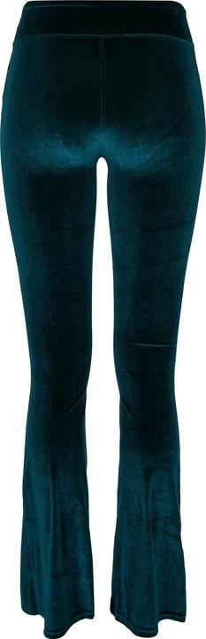 Actual product image Urban Classics Ladies High Waist Velvet Boot Cut Leggings (4XL)