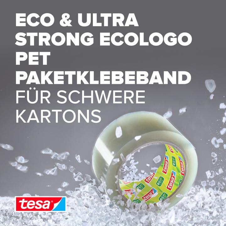 Produktbild tesa tesapack® Eco & Ultra Strong Paketklebeband, lösemittelfrei (50 mm)