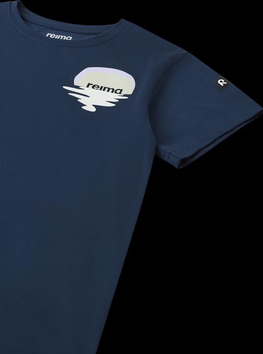 Produktbild Reima Kinder T-Shirt Siirtyy Navy (122)