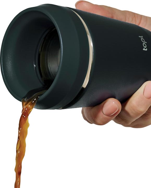 Produktbild Topl Trinkbecher To Go Patentierter 360° Deckel Edelstahl 235ml (0.24 l)