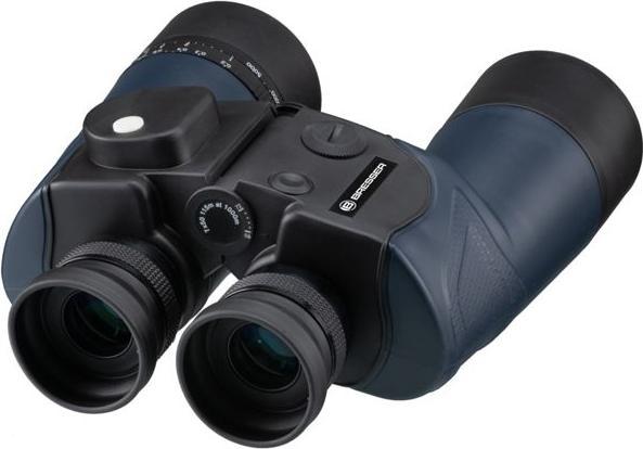 Image du produit Bresser Jumelles - Binosail 7x50 - Incl. Kompas - Adaptées aux sports nautiques (7 x, 50 mm)