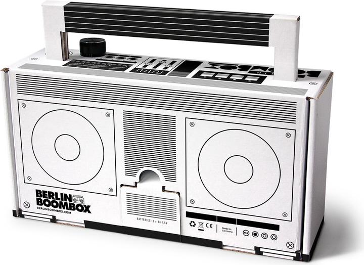 Produktbild Berlin BoomBox Cardboard Soundsystem (Batteriebetrieb)