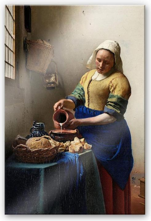 Produktbild Trenddeko Vermeer - Das Mädchen mit dem Milchkrug (100 x 150 cm)