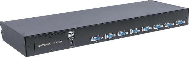 Image du produit Intellinet Commutateur KVM modulaire 8 ports avec interface VGA A utiliser avec les consoles LCD montées en