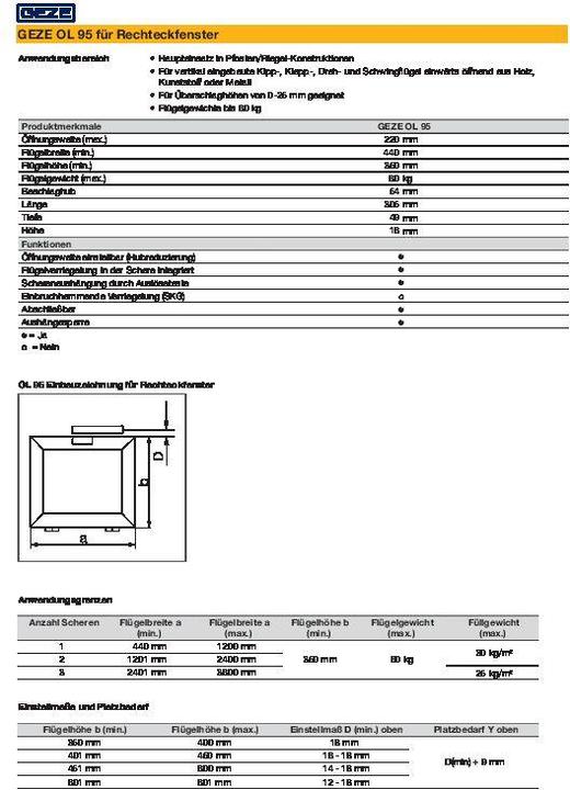 Actual product image Geze Hand lever single suitable for OL 90 N / OL 95 (1 pcs.)