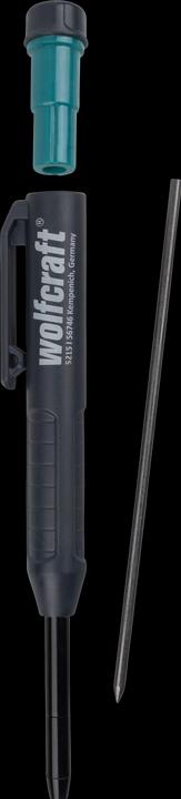 Produktbild wolfcraft Tieflochmarker zum Anzeichnen (Anthrazit, Türkis, 1 x)