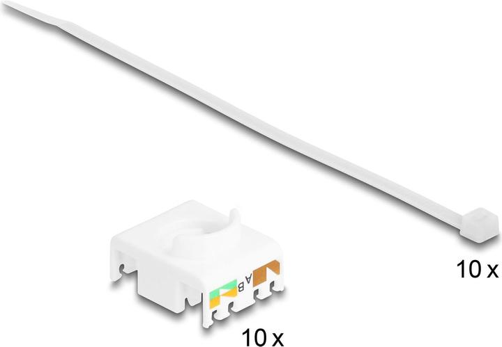 Image du produit Delock Keystone Modul RJ45 Buchse zu LSA Cat.6A werkzeugfrei (Module Keystone)