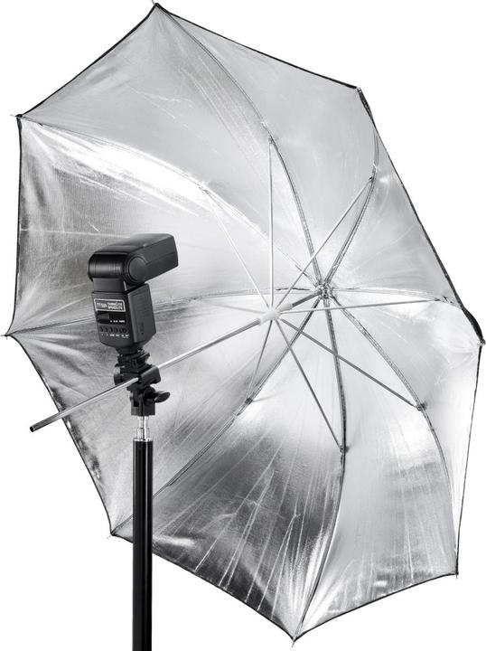 Image du produit Walimex pro par ensemble porte-flash + trépied + parapluie (Parapluie, 109 cm)