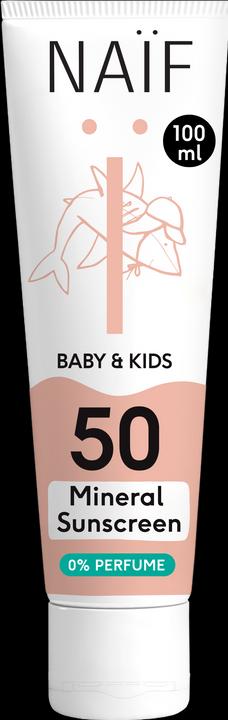 Naïf Mineralisches Sonnenschutzspray (Sonnenlotion, SPF 50, 100 ml, 162 g)