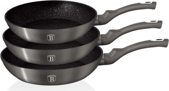 Actual product image BerlingerHaus Frying pan set (20 cm, Pan set + pot set, Aluminium)